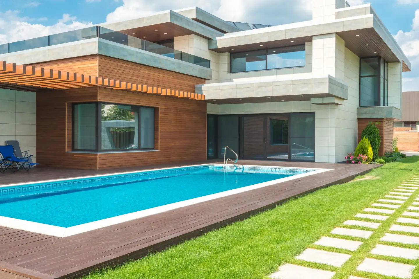 Swimming pool built in Belrose, NSW